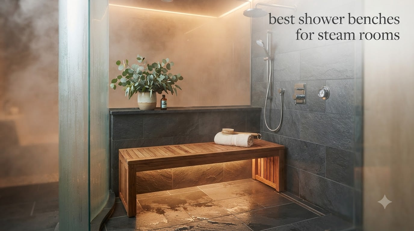 best shower benches for steam rooms