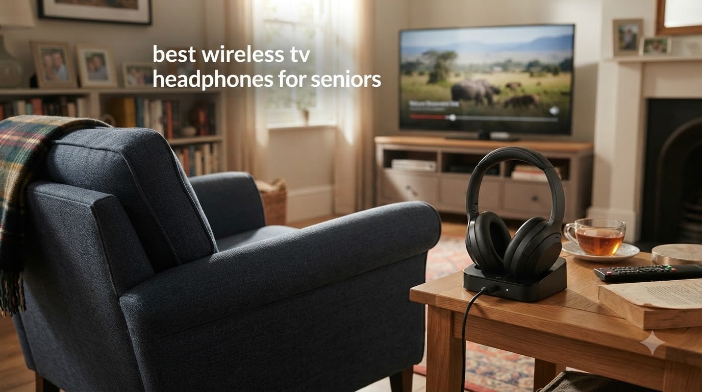 best wireless tv headphones for seniors