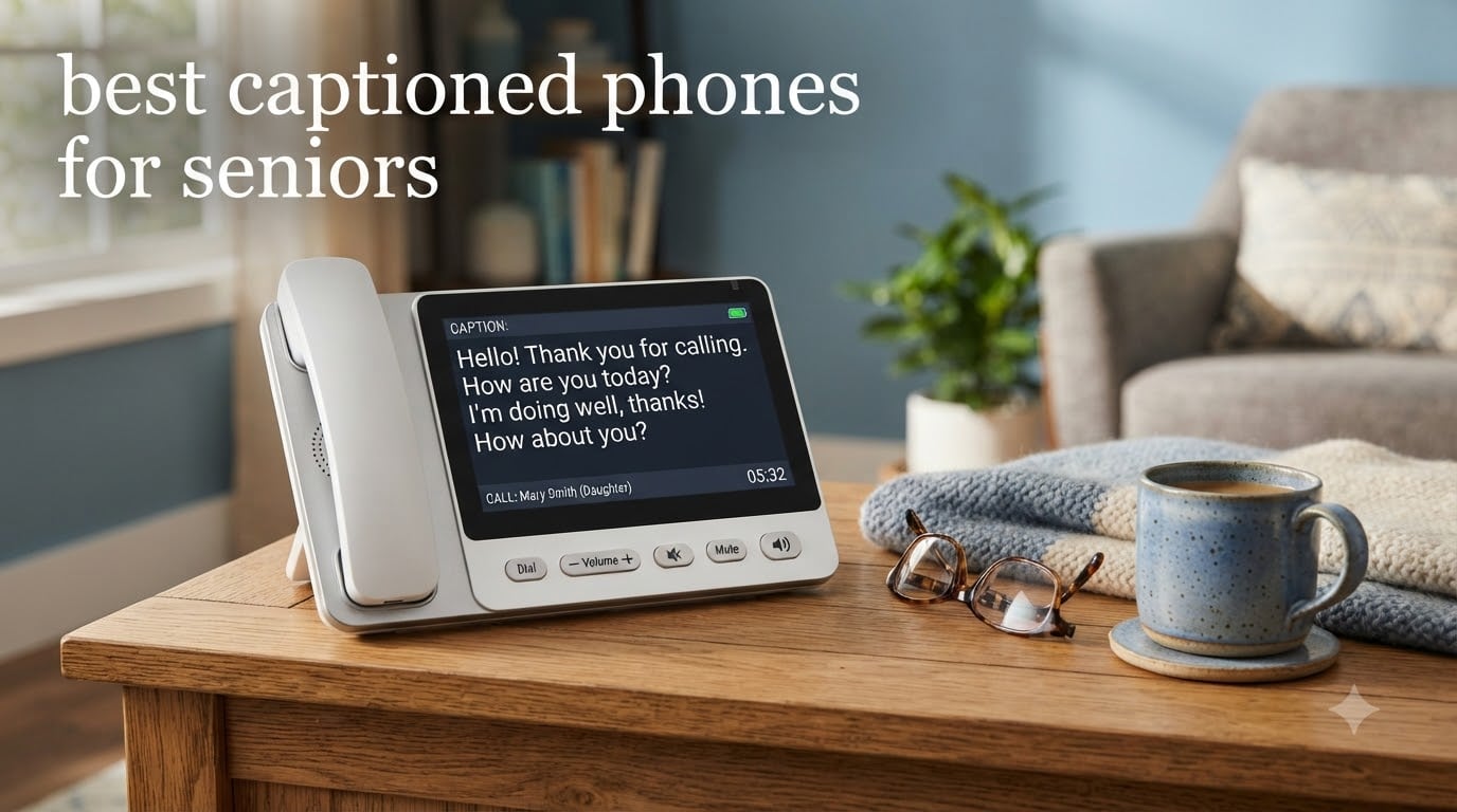 best captioned phones for seniors