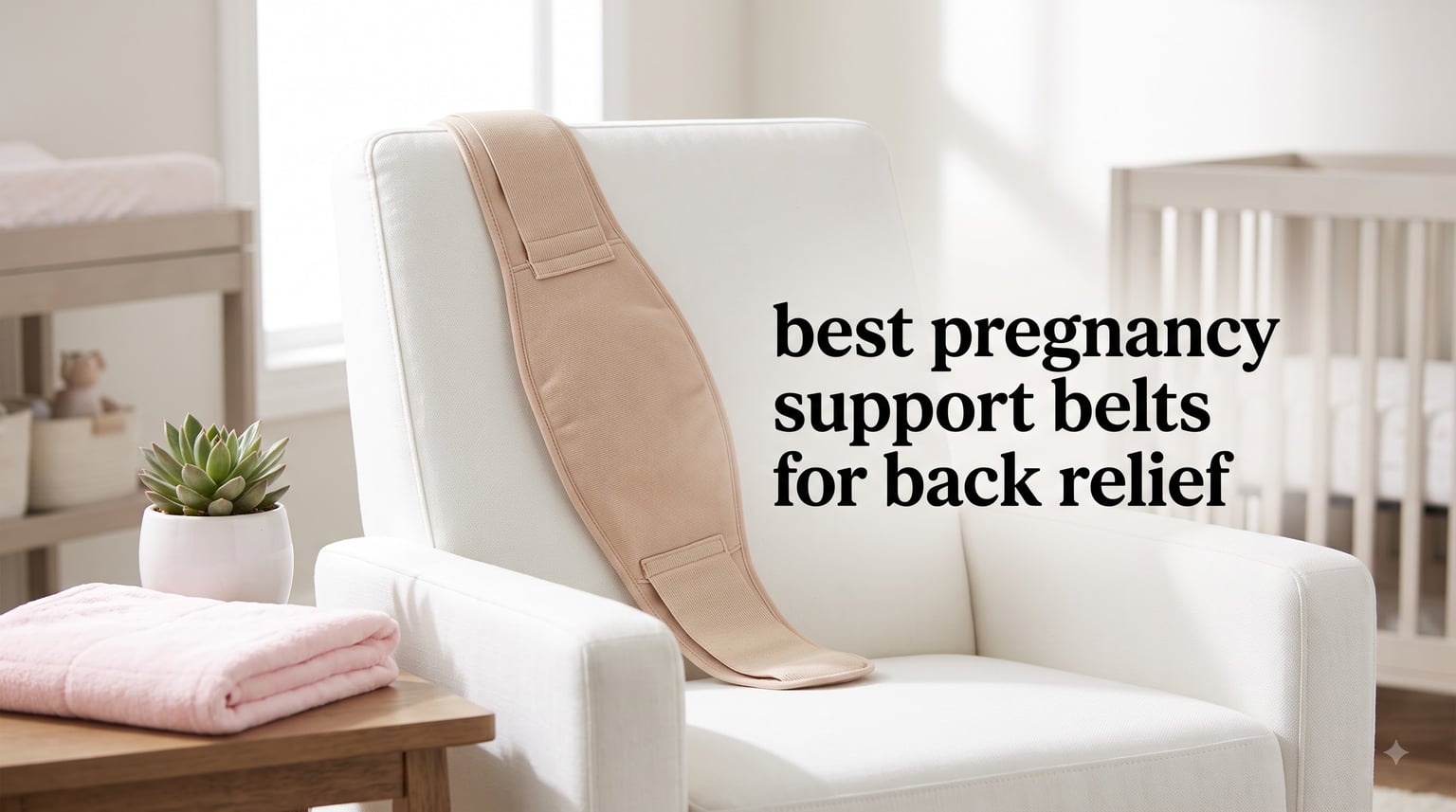best pregnancy support belts for back relief