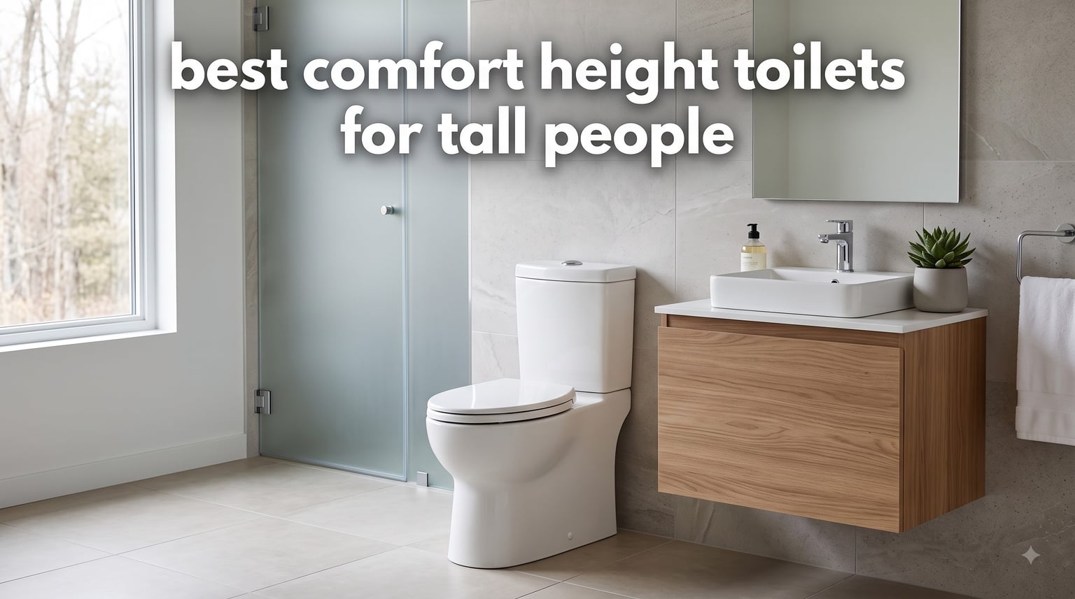 best comfort height toilets for tall people