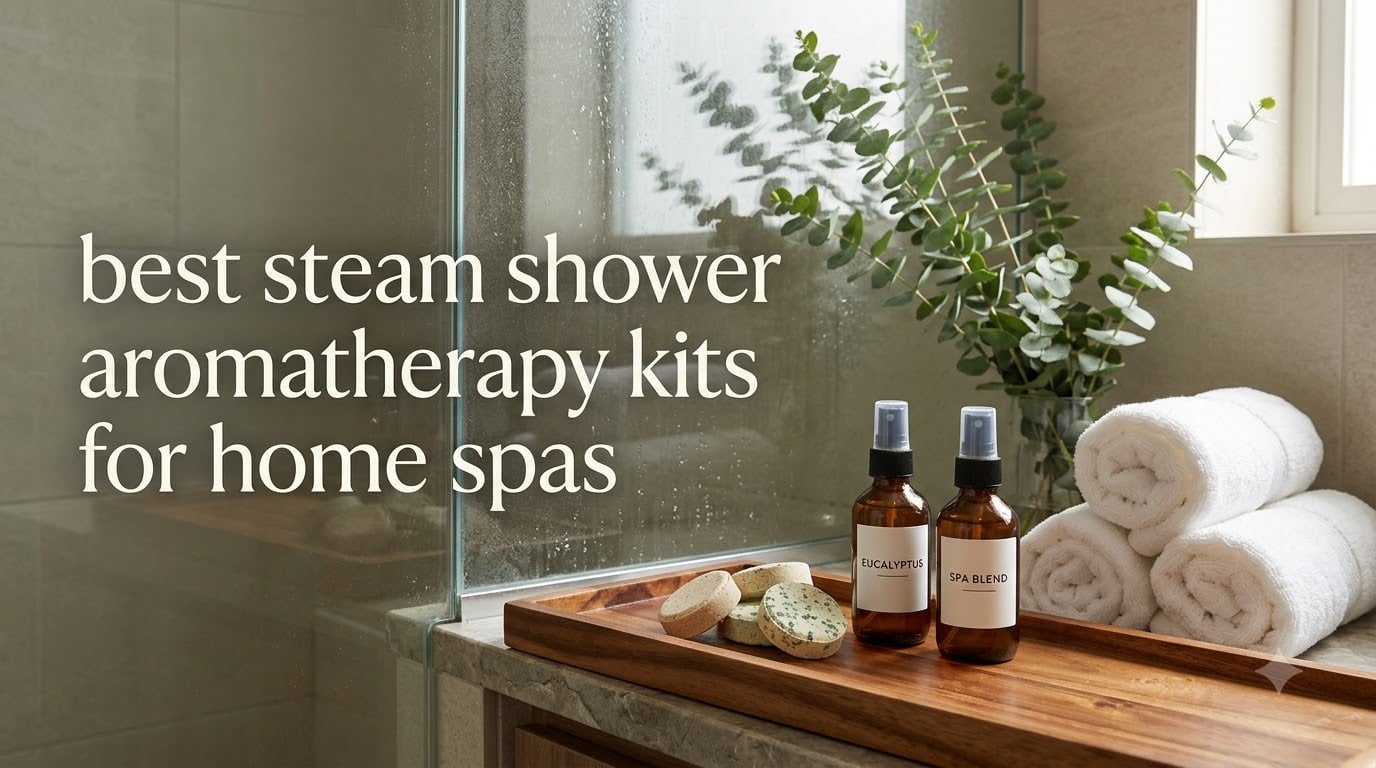 best steam shower aromatherapy kits for home spas