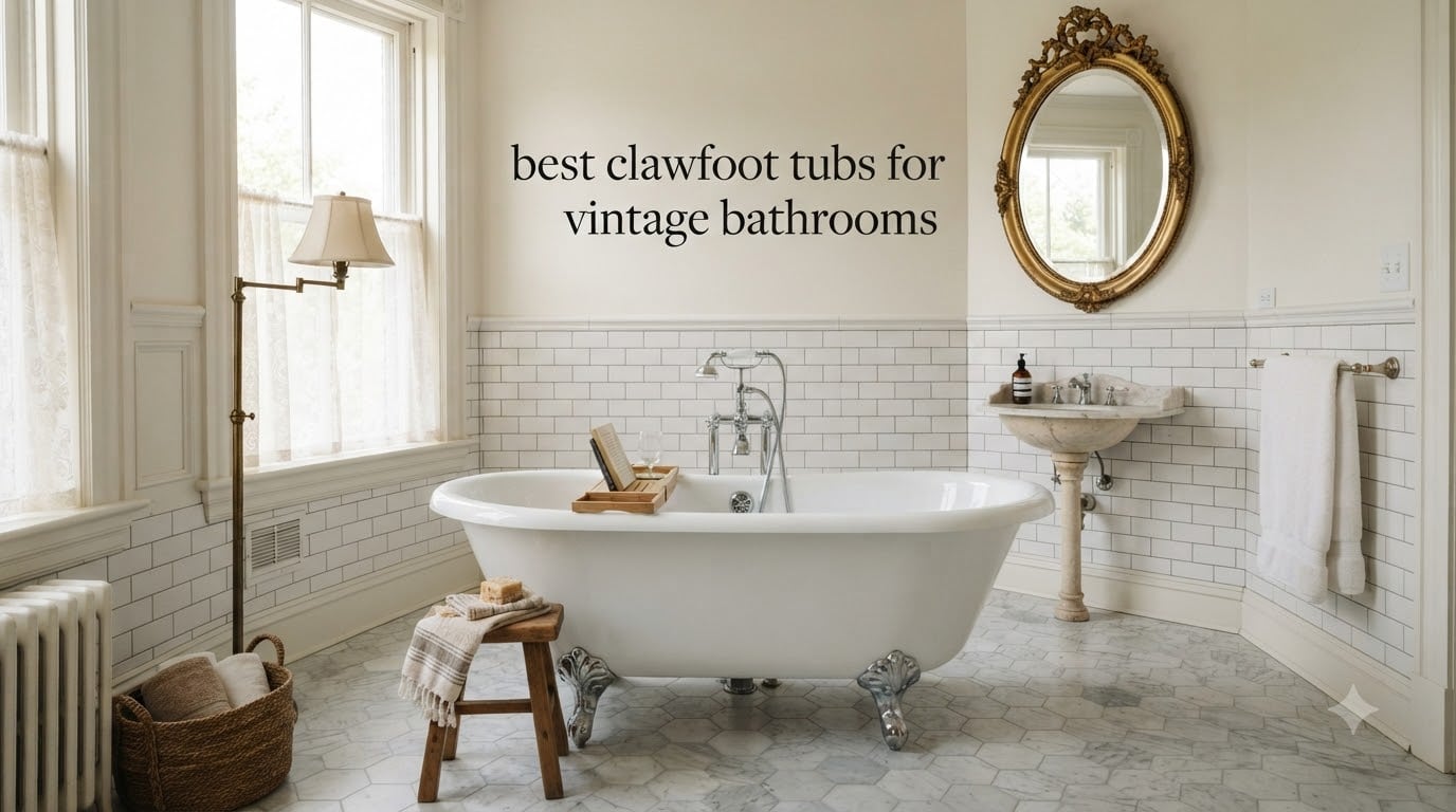 best clawfoot tubs for vintage bathrooms