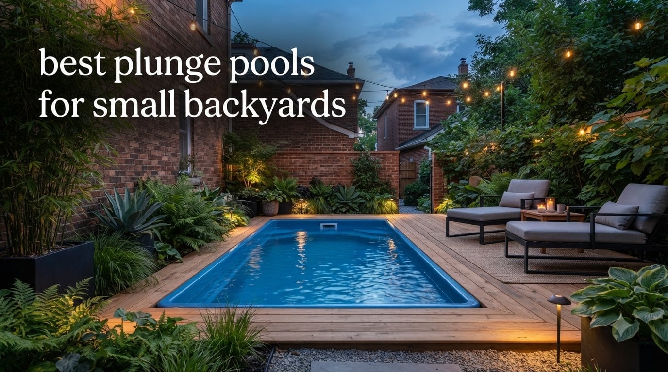 best plunge pools for small backyards