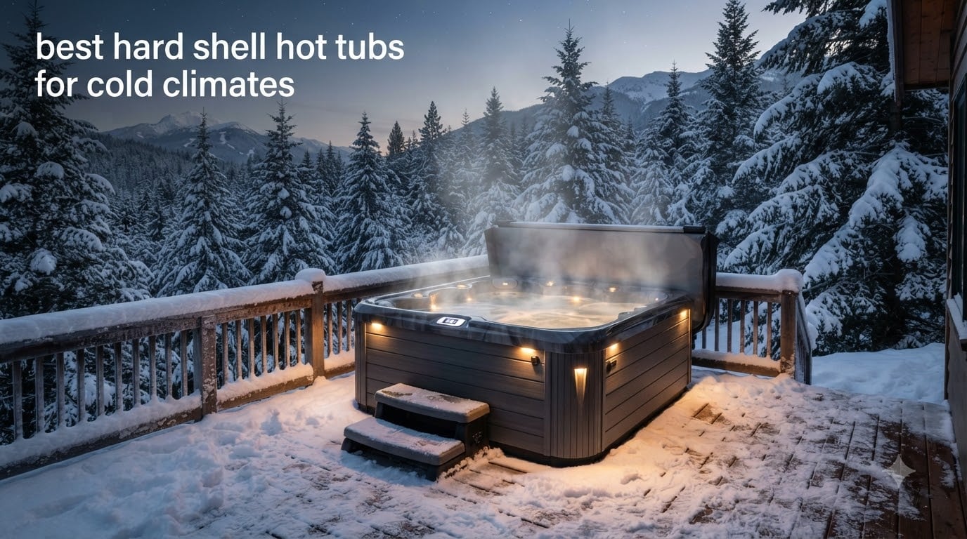 best hard shell hot tubs for cold climates