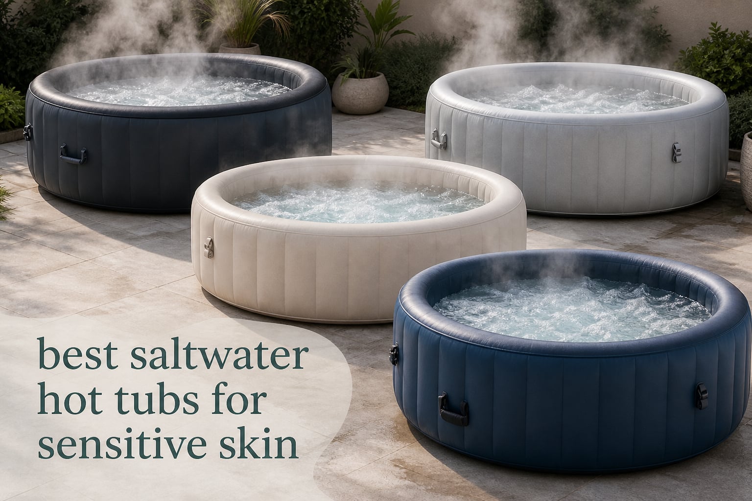 best saltwater hot tubs for sensitive skin