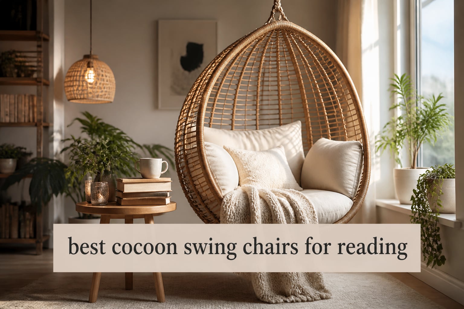 best cocoon swing chairs for reading
