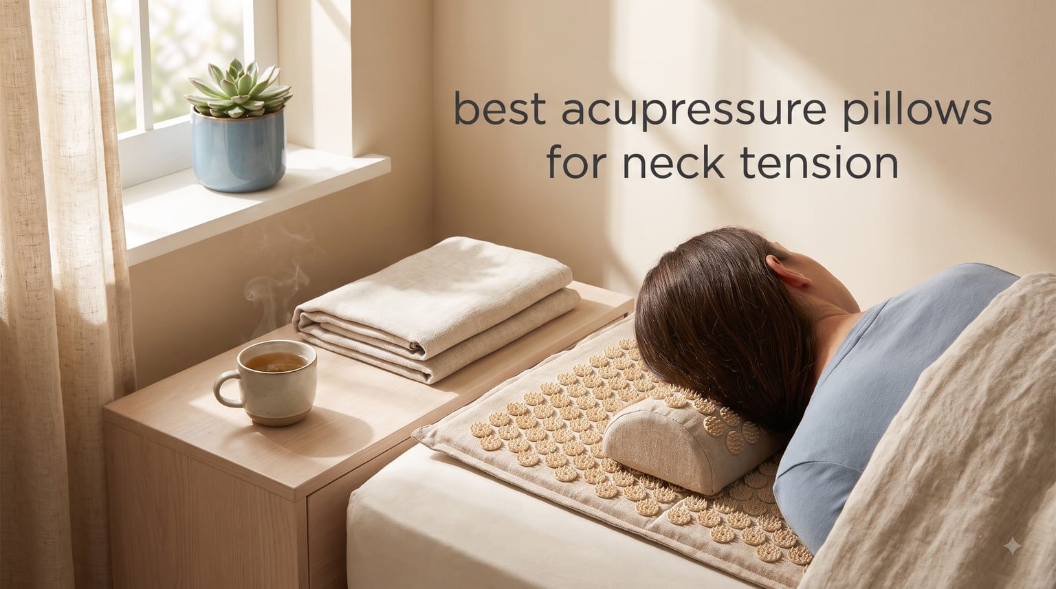best acupressure pillows for neck tension