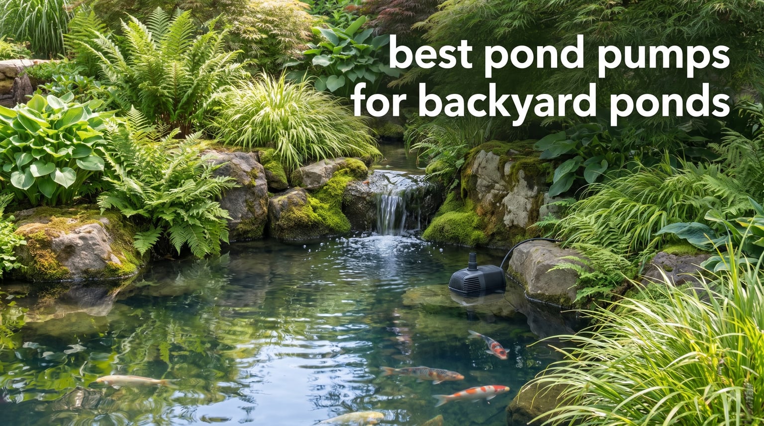 best pond pumps for backyard ponds