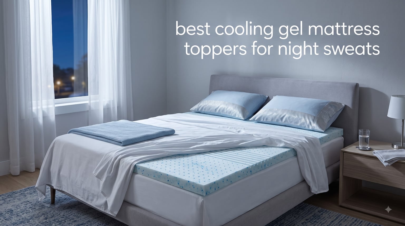 best cooling gel mattress toppers for night sweats