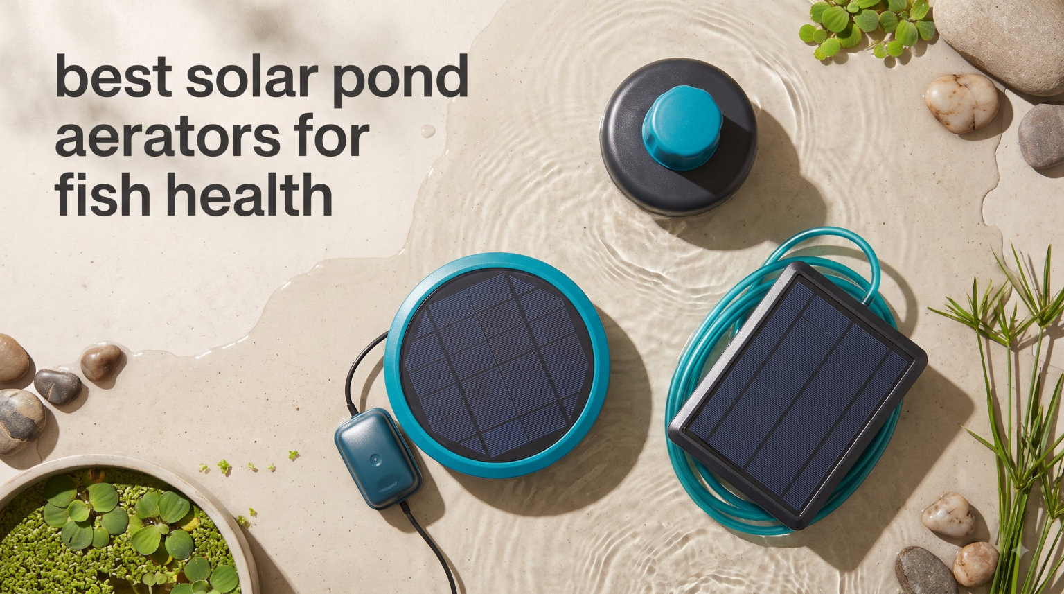 best solar pond aerators for fish health