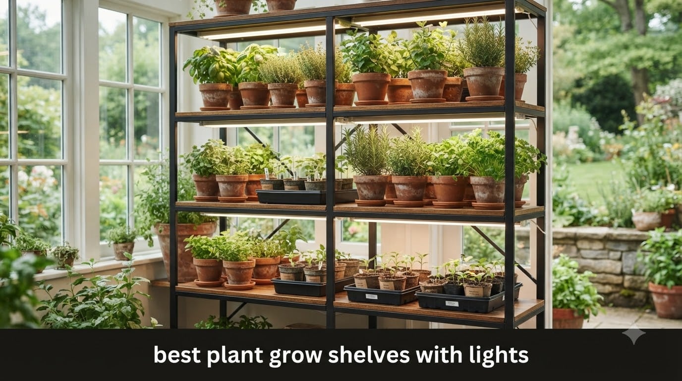 best plant grow shelves with lights