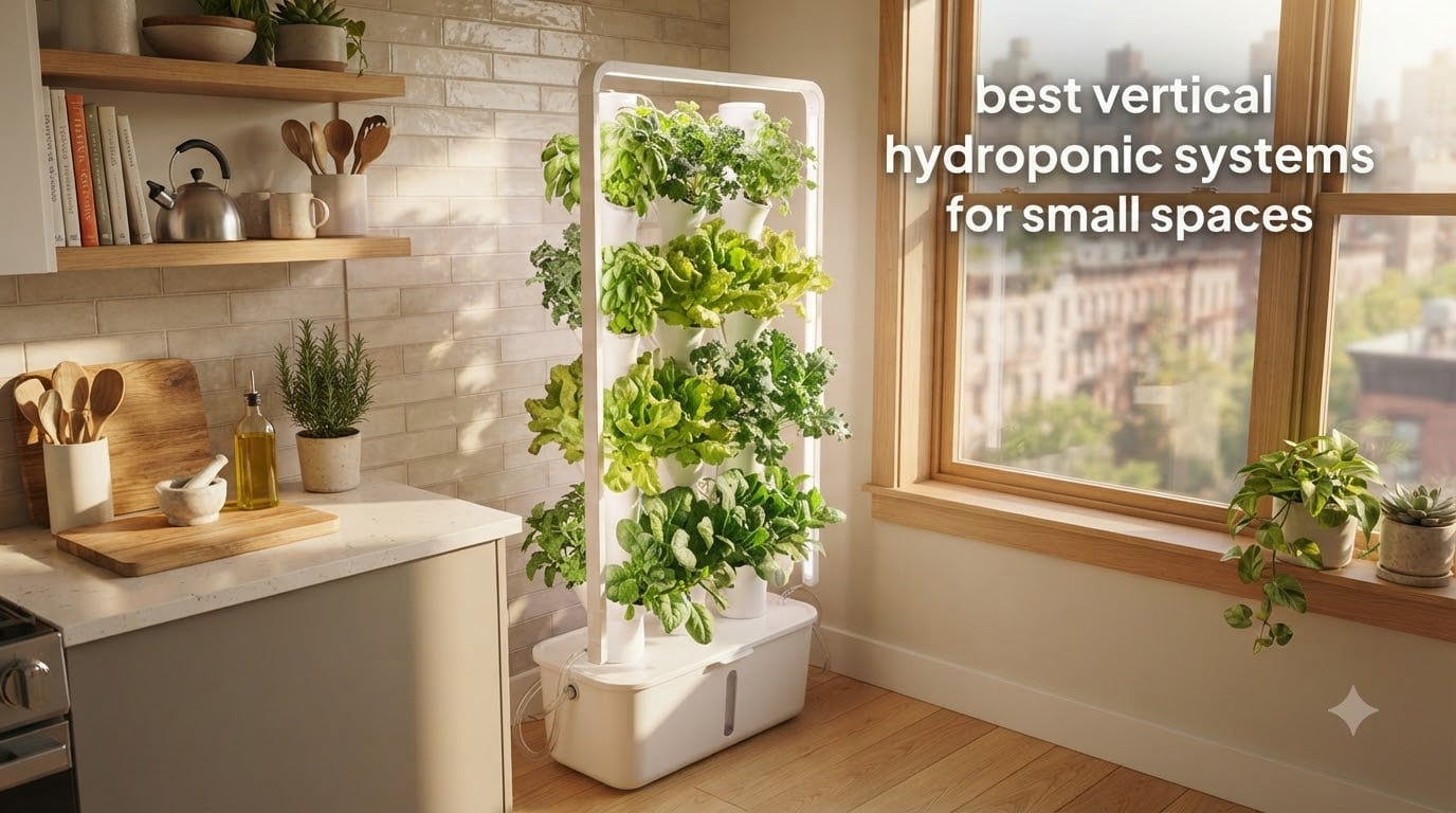 best vertical hydroponic systems for small spaces