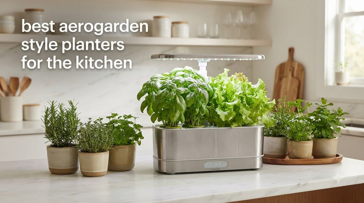 best aerogarden style planters for the kitchen