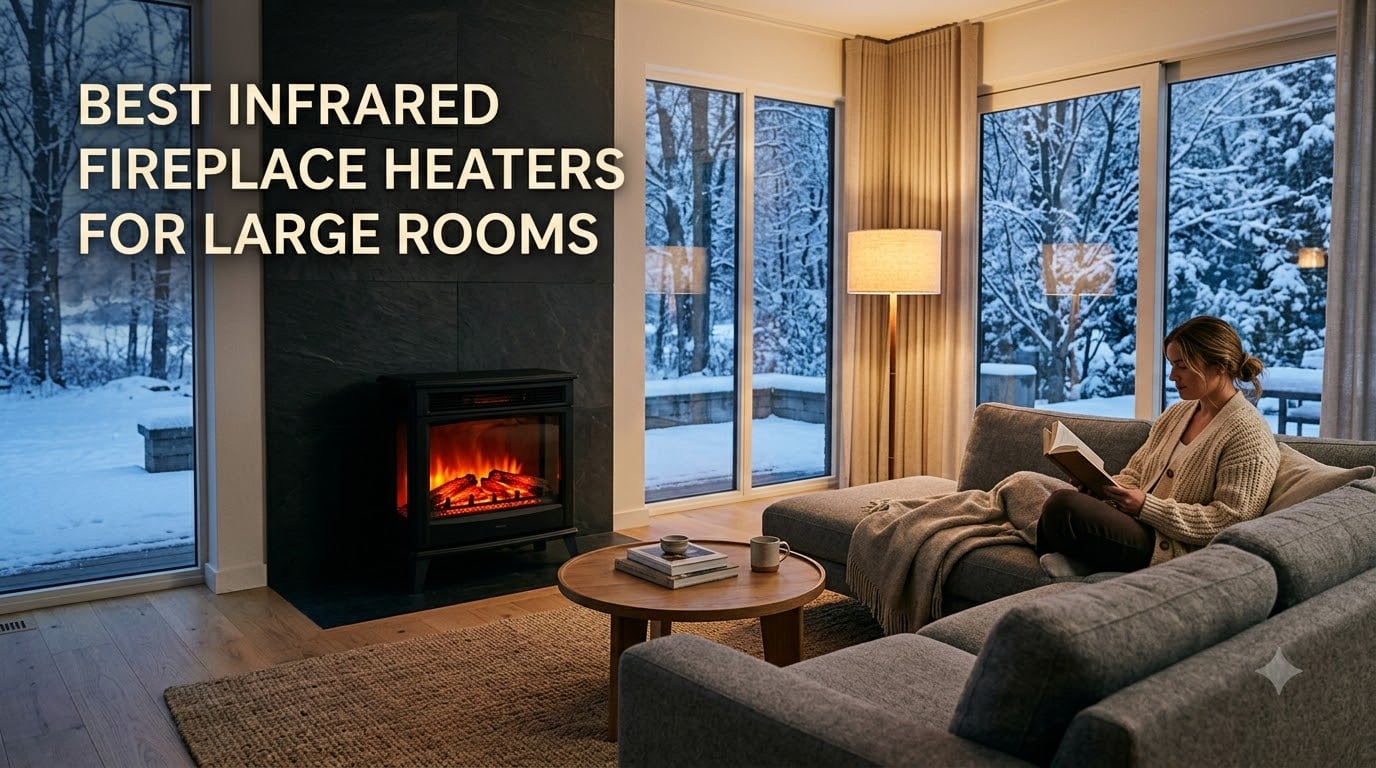 best infrared fireplace heaters for large rooms