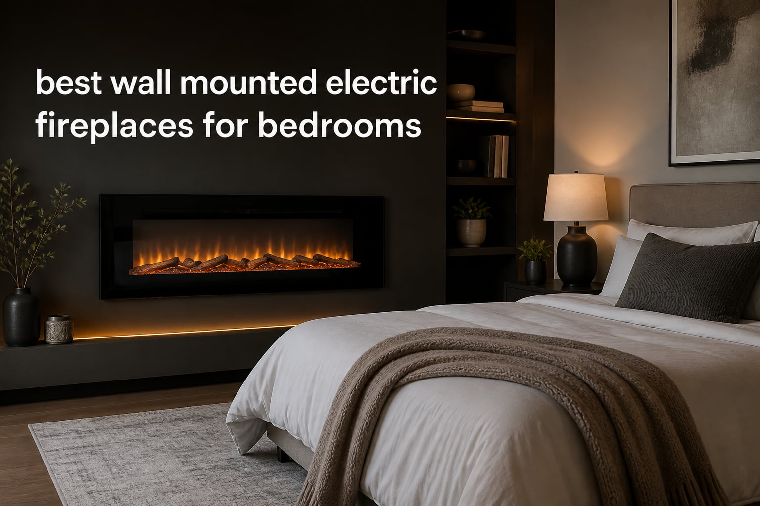 best wall mounted electric fireplaces for bedrooms