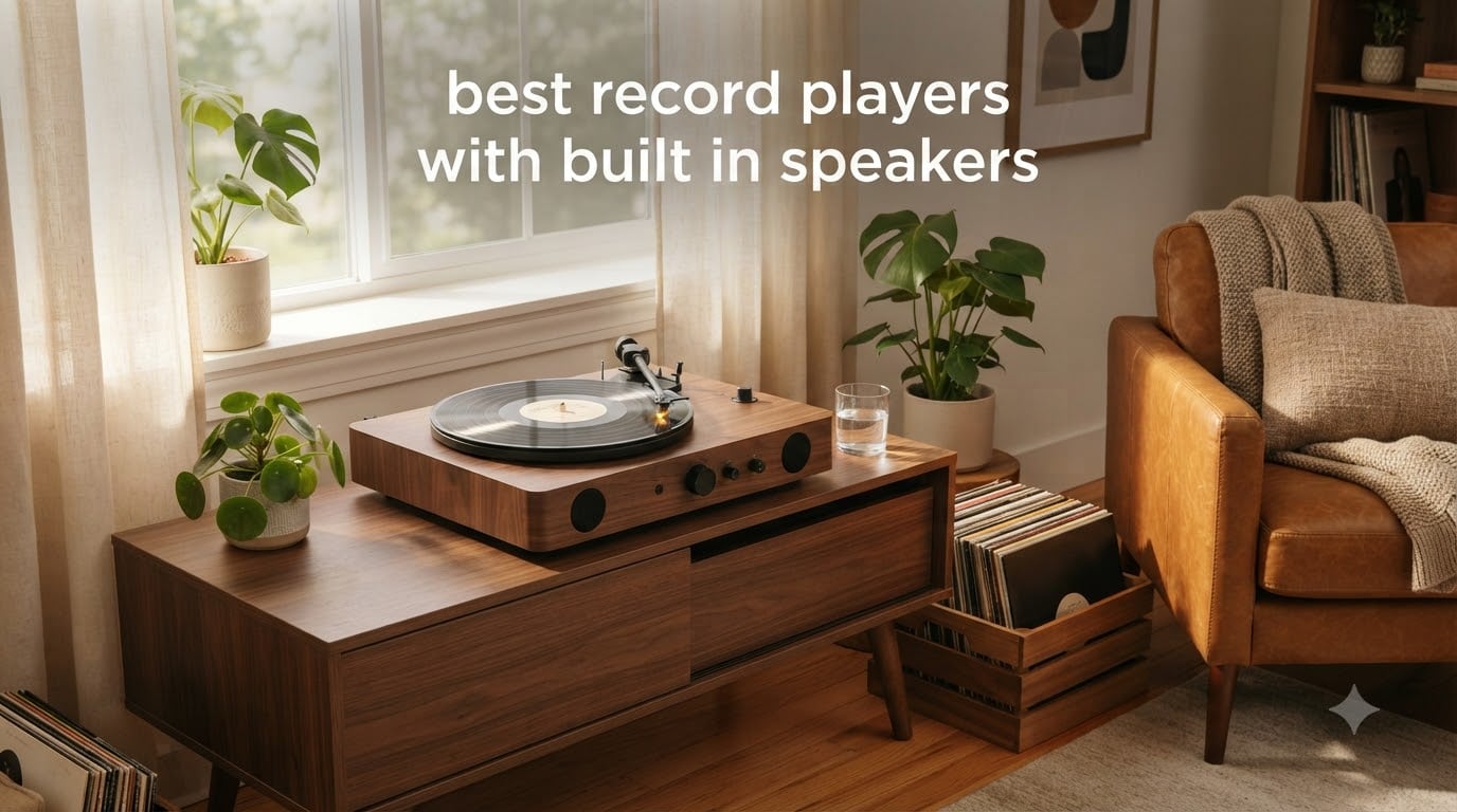 best record players with built in speakers