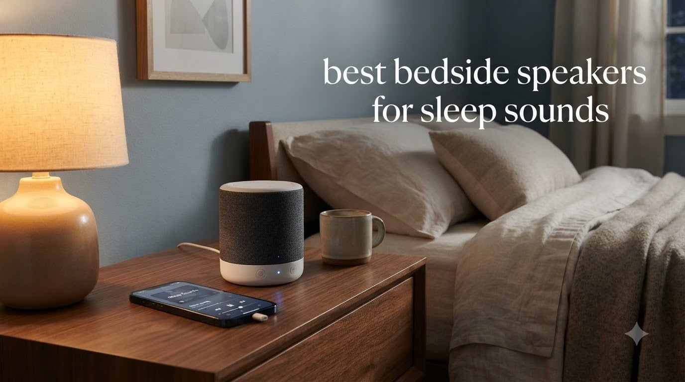 best bedside speakers for sleep sounds