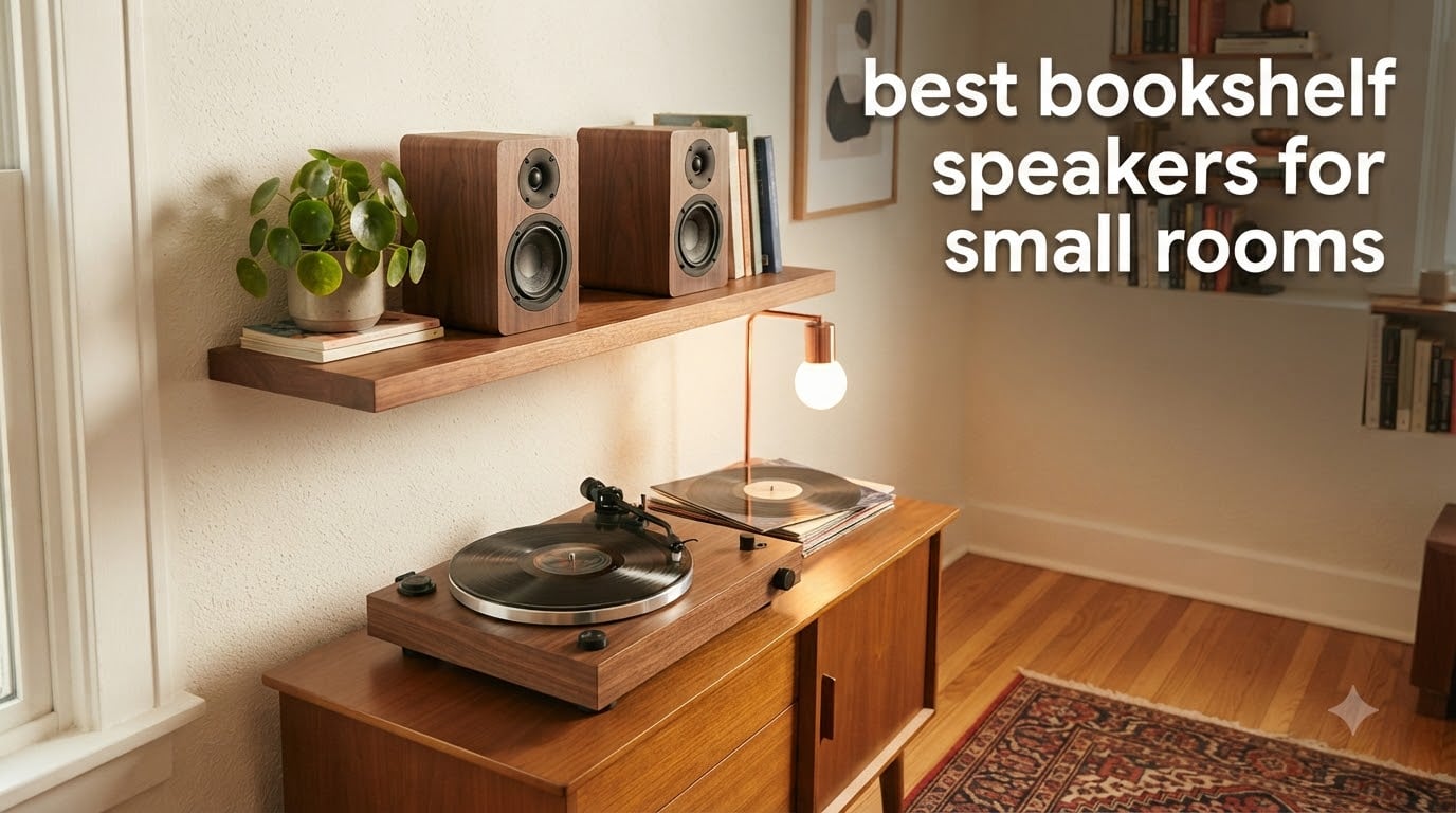 best bookshelf speakers for small rooms
