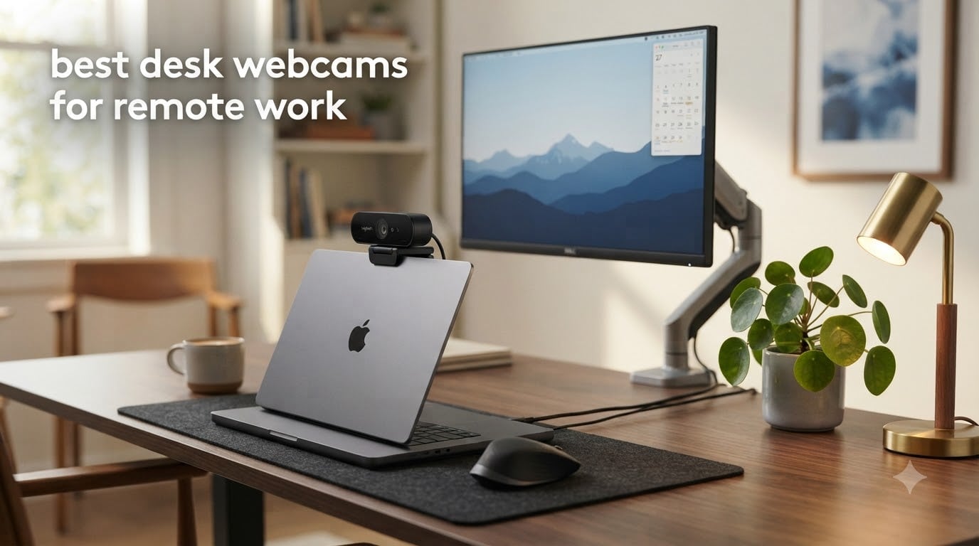 best desk webcams for remote work