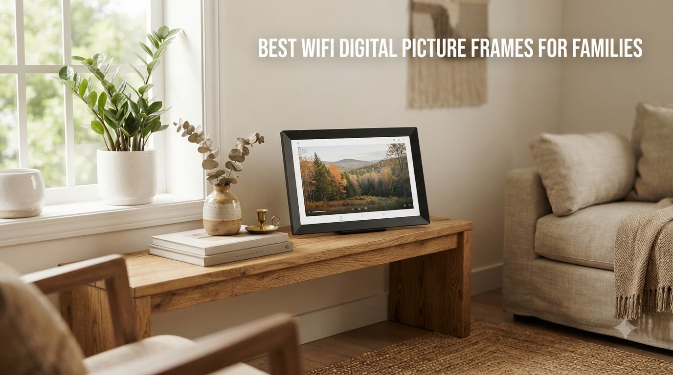 best wifi digital picture frames for families