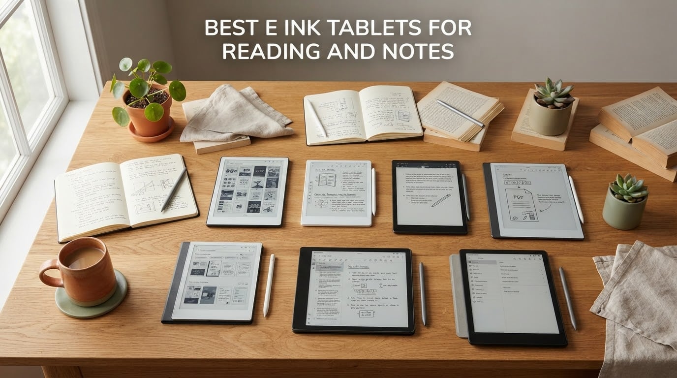 best e ink tablets for reading and notes