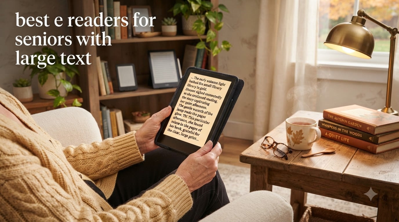 best e readers for seniors with large text