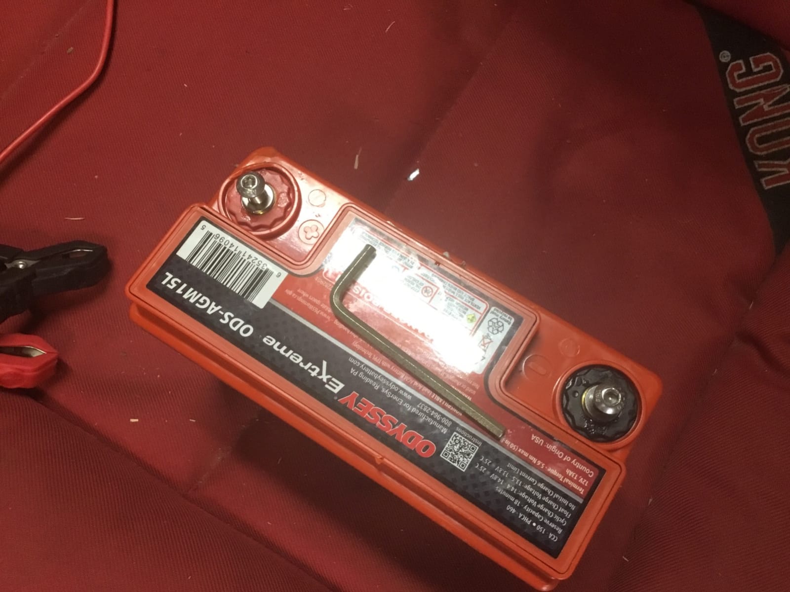 ODYSSEY PC545 Powersports Battery, Red Top customer photo 1
