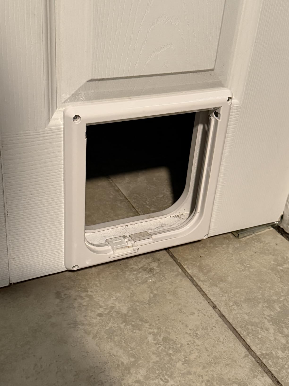 PetSafe Interior Cat Door, 2-Way Lock, White, Cats up to 15 lb customer photo 1
