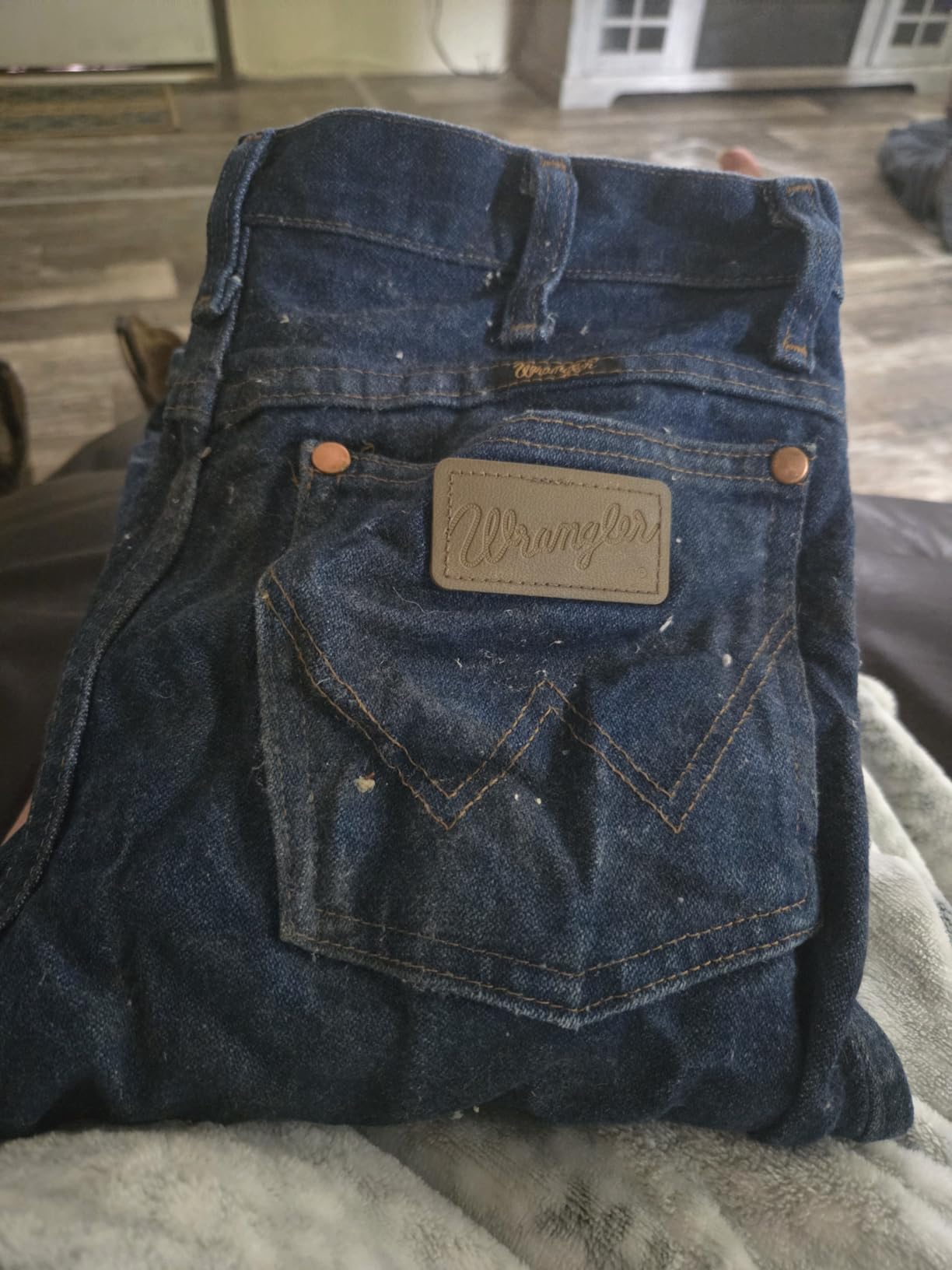 Wrangler Men's Cowboy Cut Slim Fit Jean customer photo 2