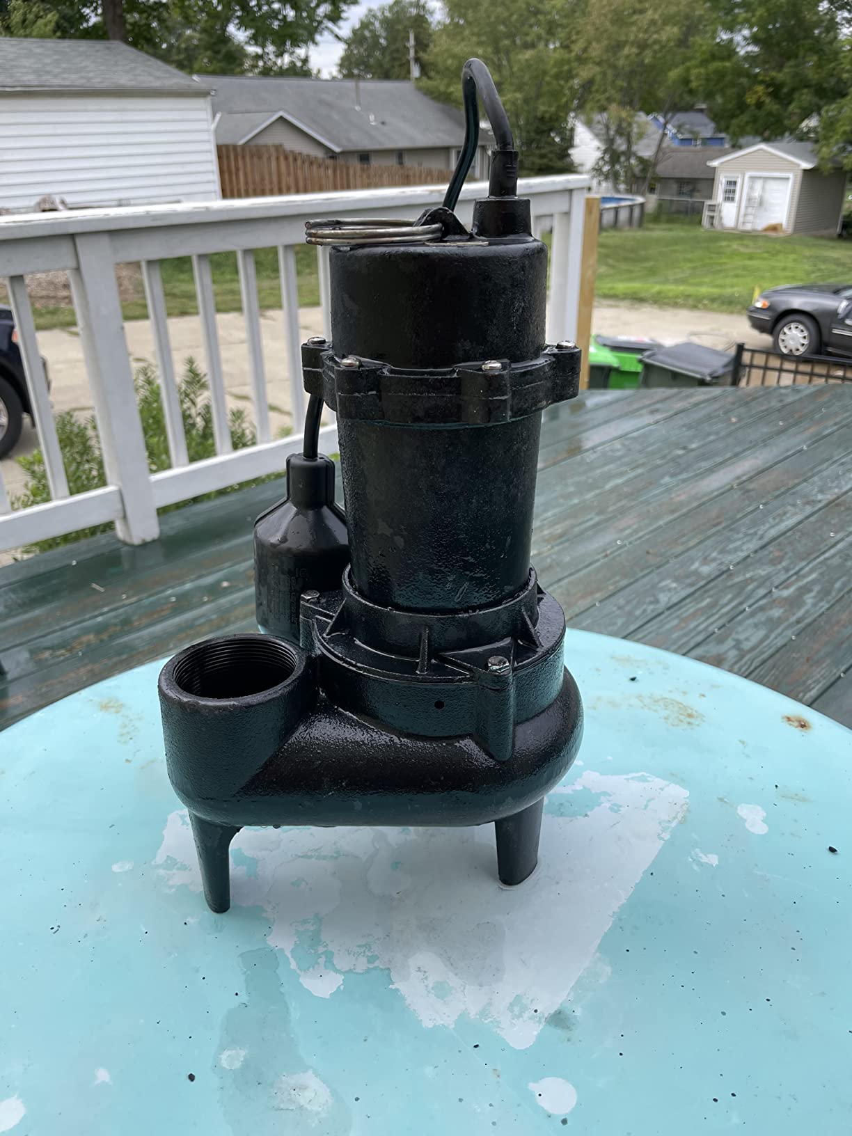 WAYNE RPP50-1/2 HP Cast Iron Sewage Pump with Piggy Back Tether Float Switch - Up to 6,200 Gallons Per Hour - Heavy Duty Sewage and Effluent Pump customer photo 2