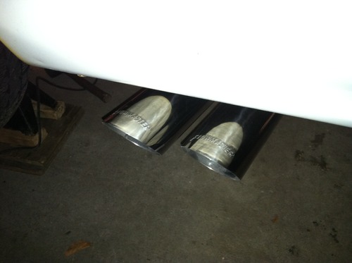 Flowmaster 17395 American Thunder Cat-Back Exhaust Kit 3 Inch Aluminized Steel 3 Inch Stainless Tips Compatible with 1999-2007 Classic Chevy Silverado GMC Sierra 1500 4.8L 5.3L Extended Cab Short Bed customer photo 2