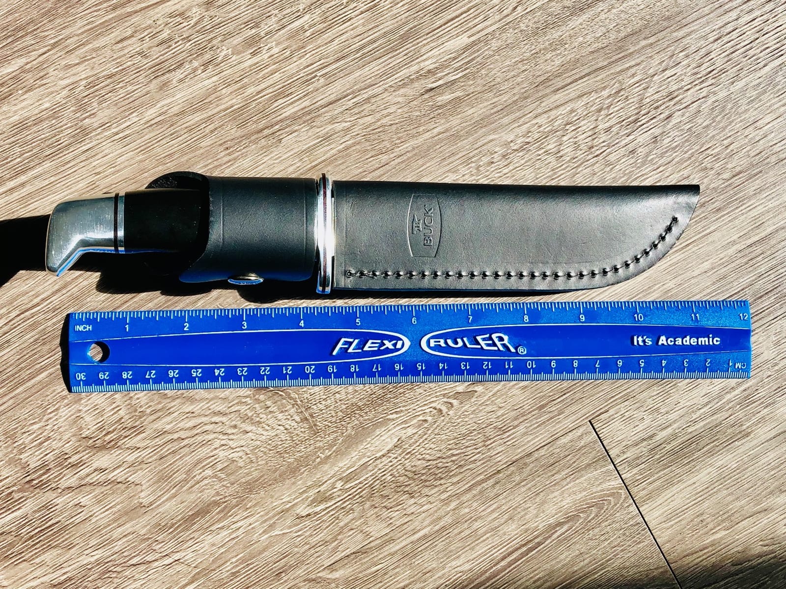 Buck Knives 119 Special Hunting Knife with Sheath, Phenolic Handle, 7.5 oz customer photo 1