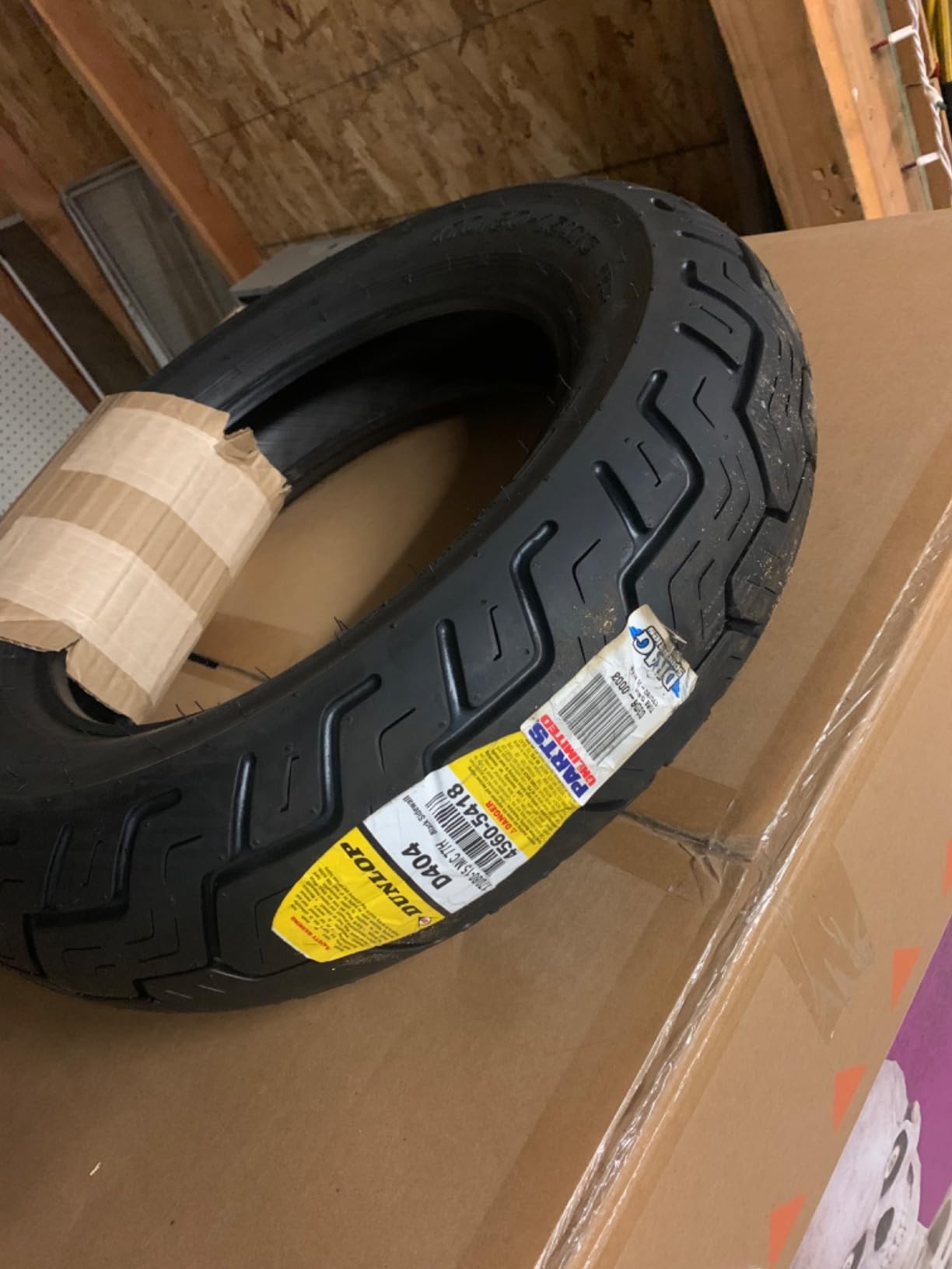 Dunlop D404 Rear Motorcycle Tire 170/80-15 (77H) Black Wall customer photo 2