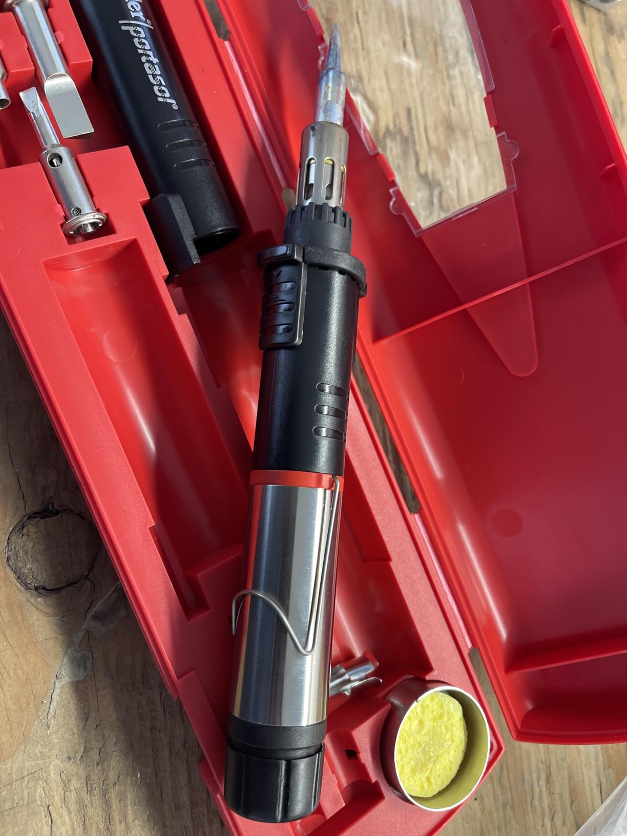 Weller Super-Pro Self Igniting Cordless Butane Soldering Iron Kit | PSI100K customer photo 1