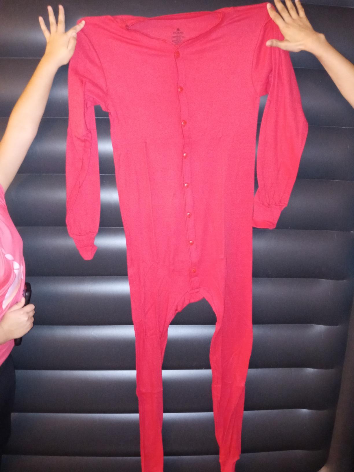 Indera Men's Cotton Rib Knit Union Suit customer photo 2