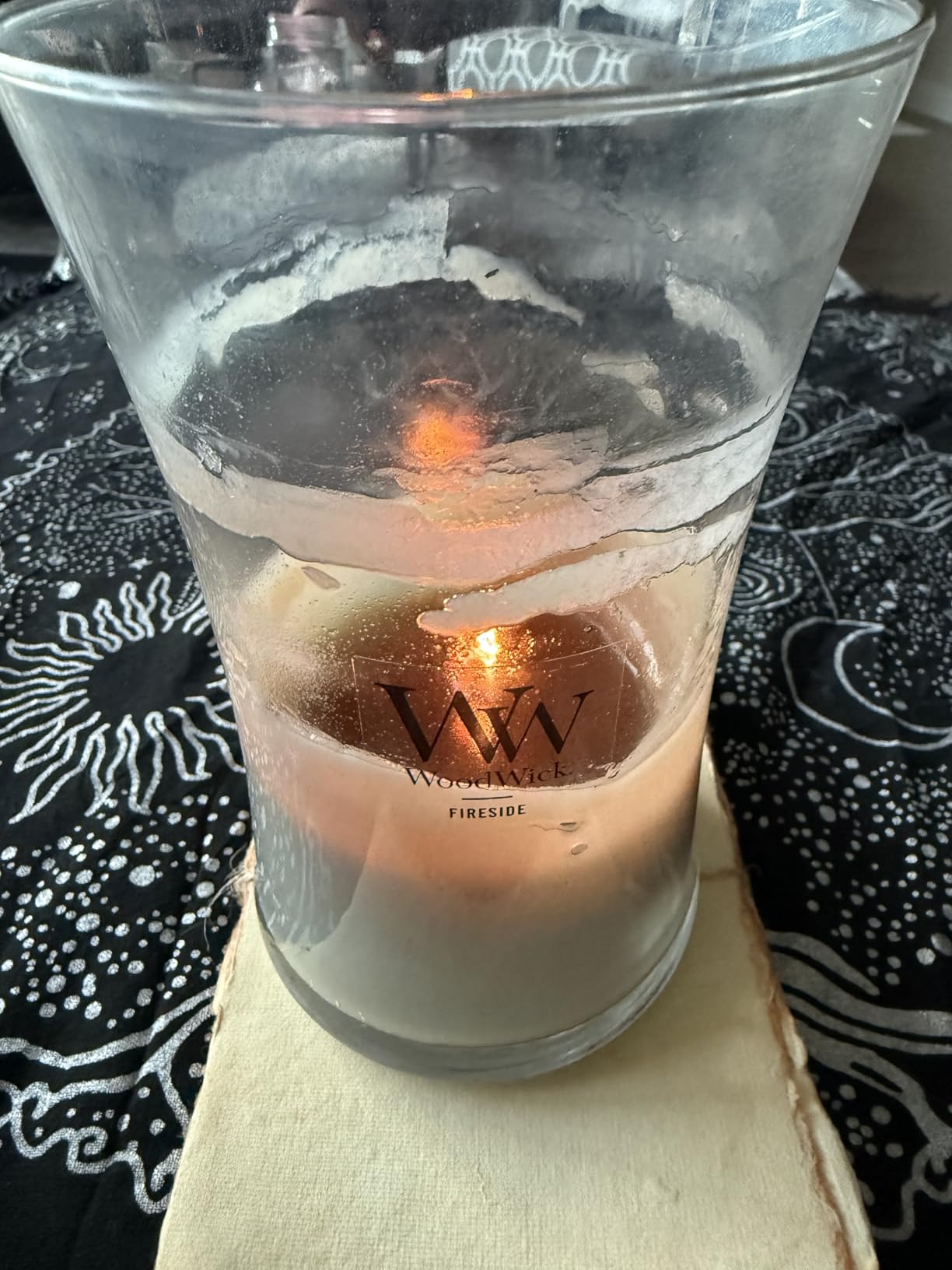 WoodWick Fireside Scented Candle, Crackling Wick, 9.7oz customer photo 2