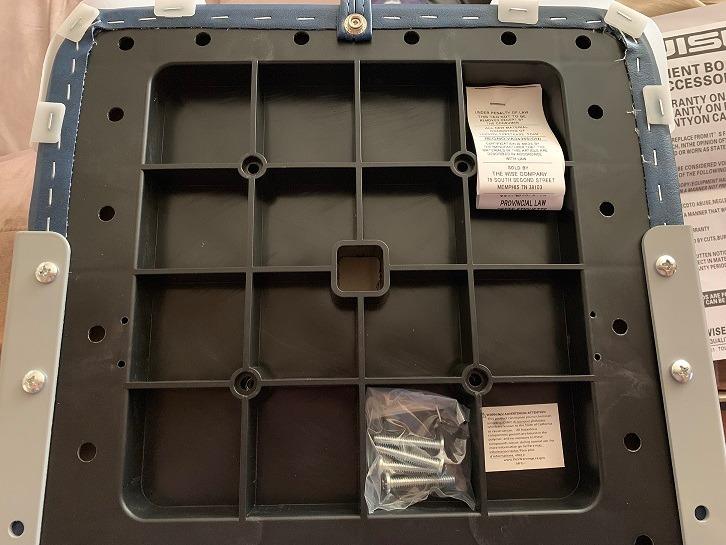 Wise 8WD734PLS-661 Standard Low Back Boat Seat, Grey/Red customer photo 1