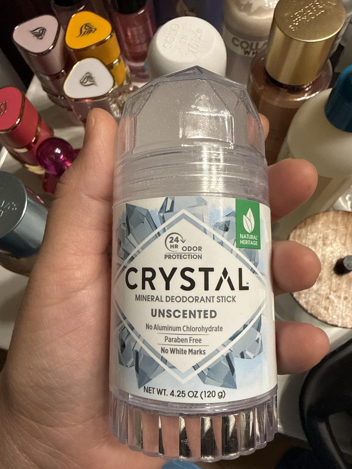 CRYSTAL Deodorant Stick (30003), Unscented, 4.25 Ounce customer photo 1