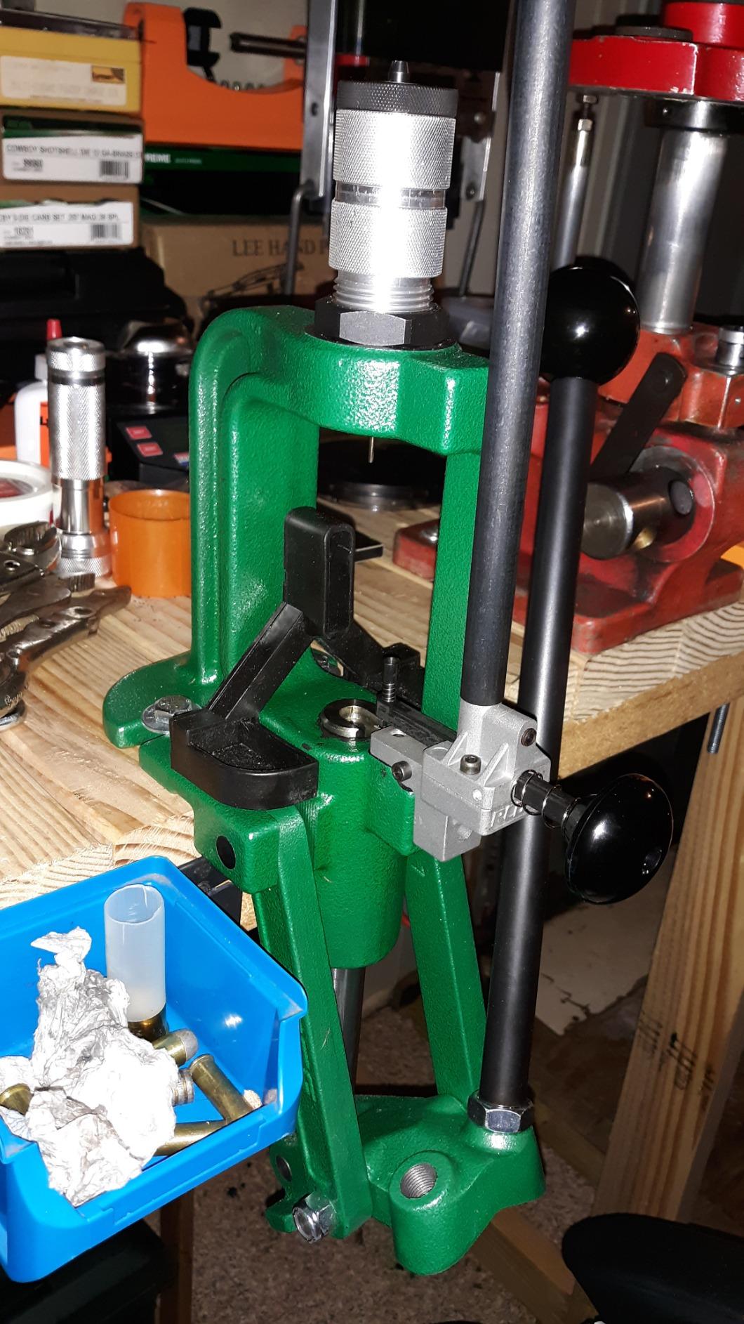 RCBS Rock Chucker Supreme Single Stage Reloading Press – Cast Iron – Green customer photo 1