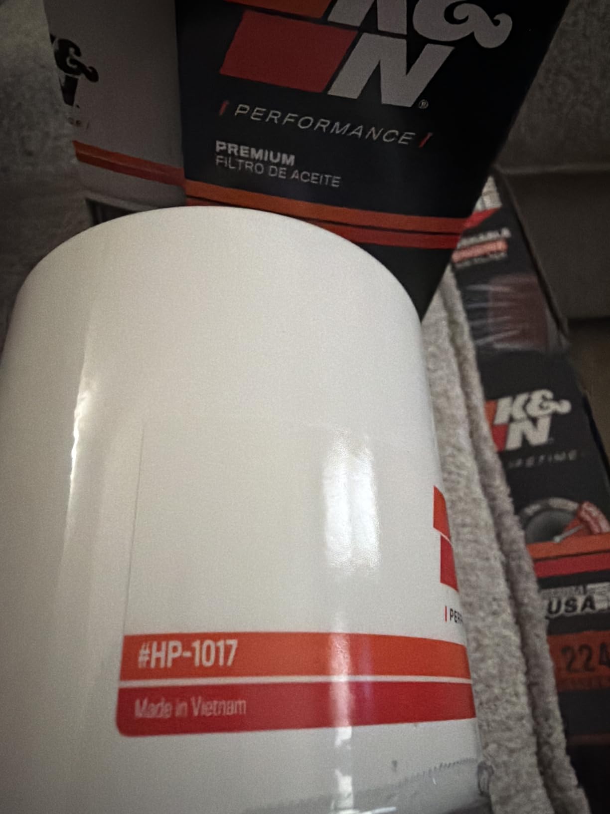 K&N Oil Filter: 20,000 Mile Engine Protection with Wrench Off Nut, HP-1017 customer photo 1