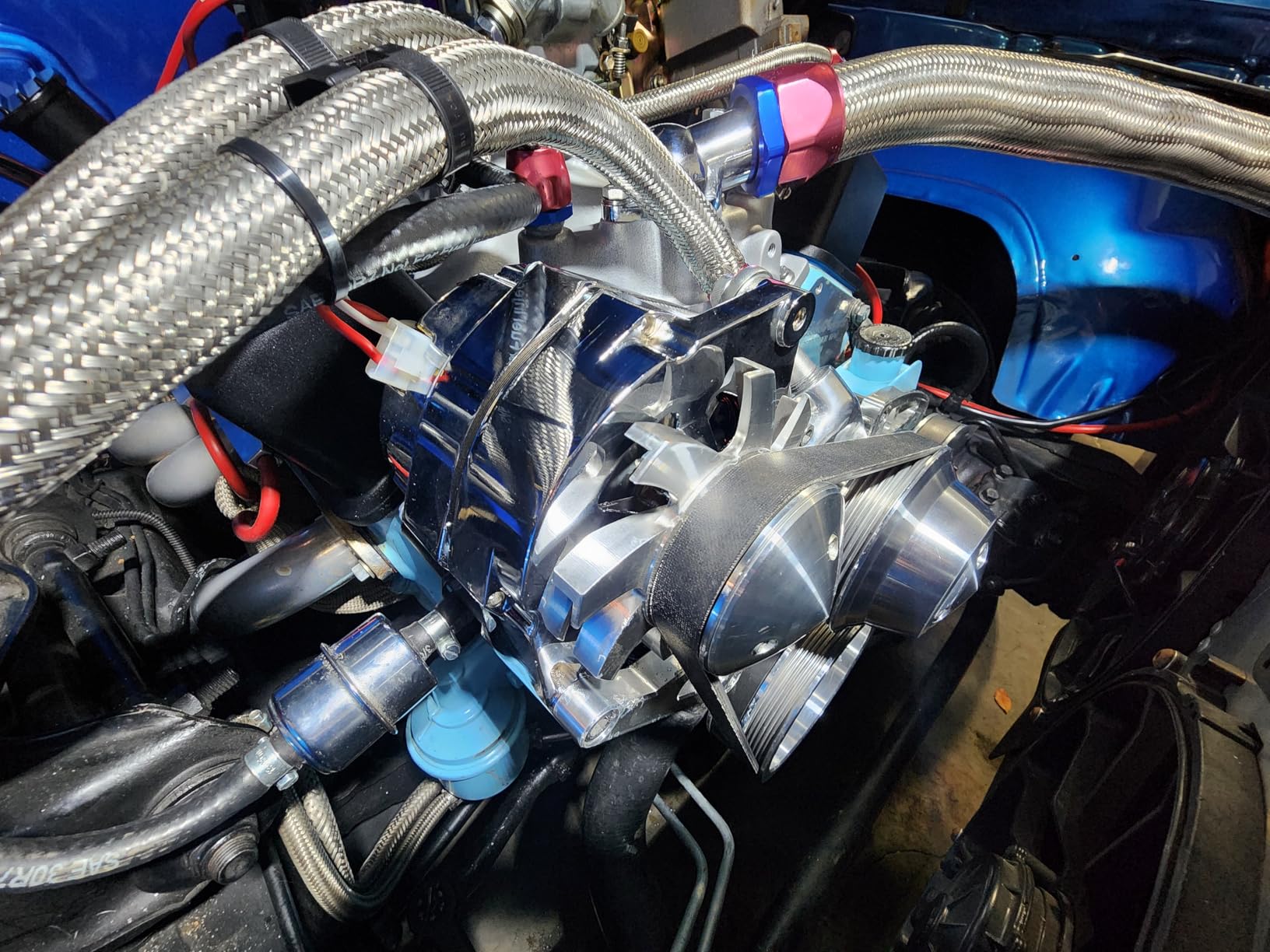 Powermaster Alternator, GM Original Look, 12SI, 100 amps, 12V, 1-Wire / 3-Wire, Single V-Belt Pulley, Straight Mount, Aluminum Case, Chrome, GM, Each customer photo 1