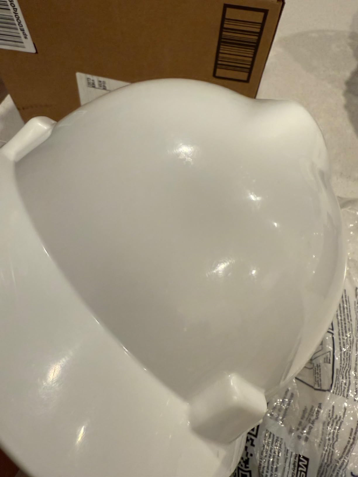 MSA V-Gard Cap Style Safety Hard Hat Suspension | Polyethylene Shell, Superior Impact Protection, Self Adjusting with Crown Straps | Fas-Trac III Ratchet Suspension customer photo 1