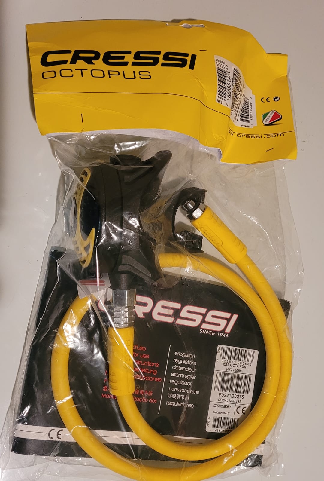 Cressi Octopus - 2nd Stage Scuba Diving Regulator High Quality customer photo 1