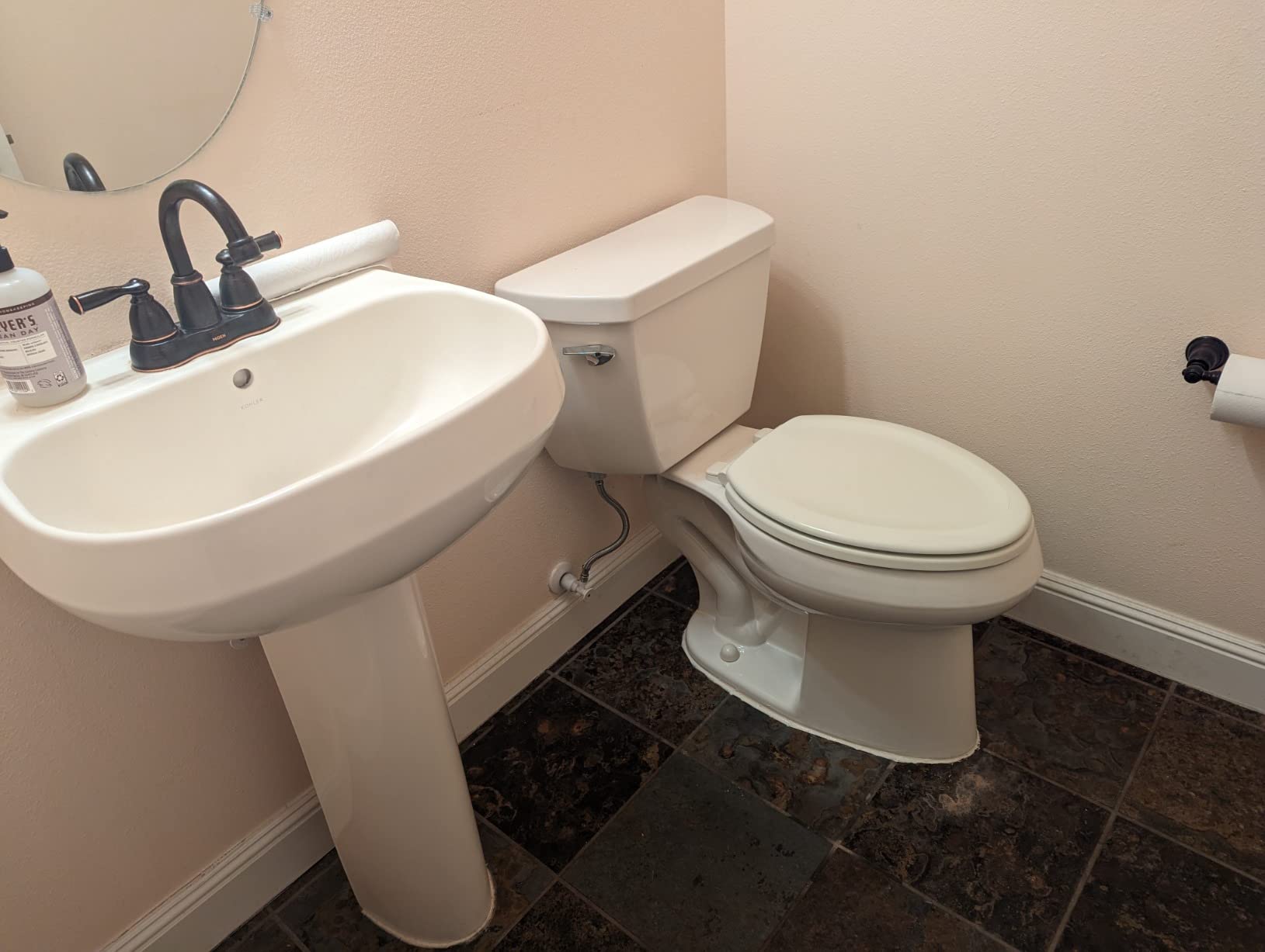 Kohler 3493-0 Highline Classic Comfort Height two-piece elongated chair height 1.6 gpf toilet, White customer photo 2