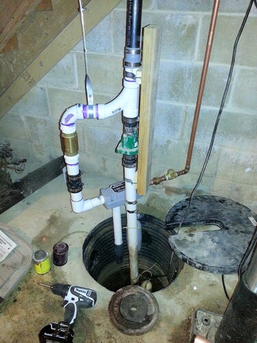 SumpJet® Water Powered Backup Emergency Sump Pump customer photo 2