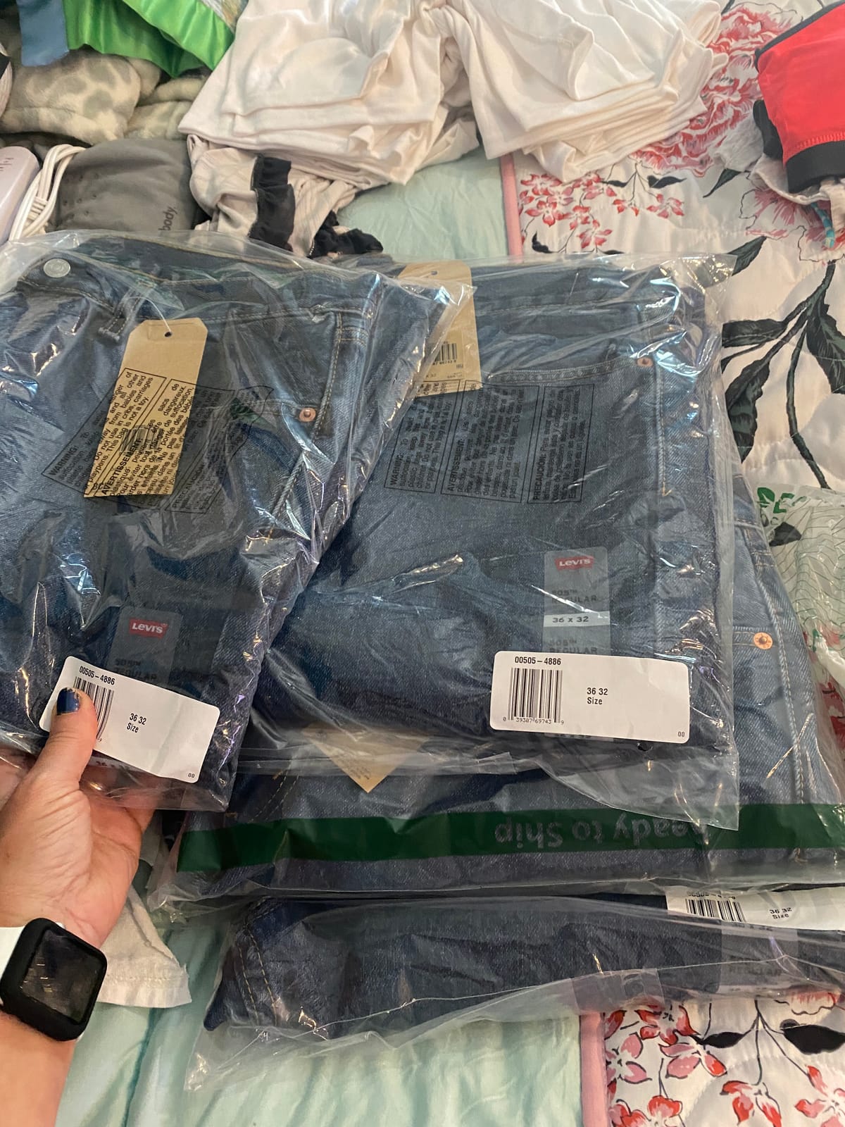 Levi's Men's 505 Regular Fit Jeans customer photo 1