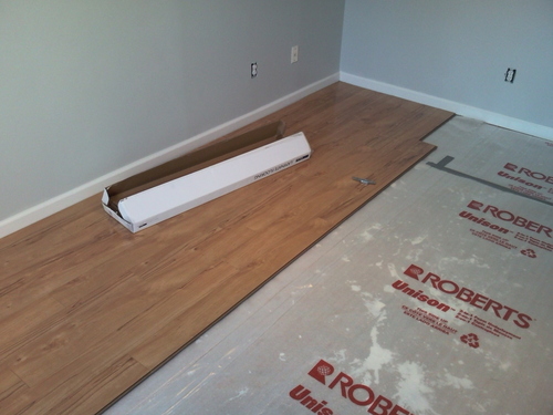 ROBERTS 100 sq. ft. Unison Premium 2-in-1 Underlayment customer photo 2