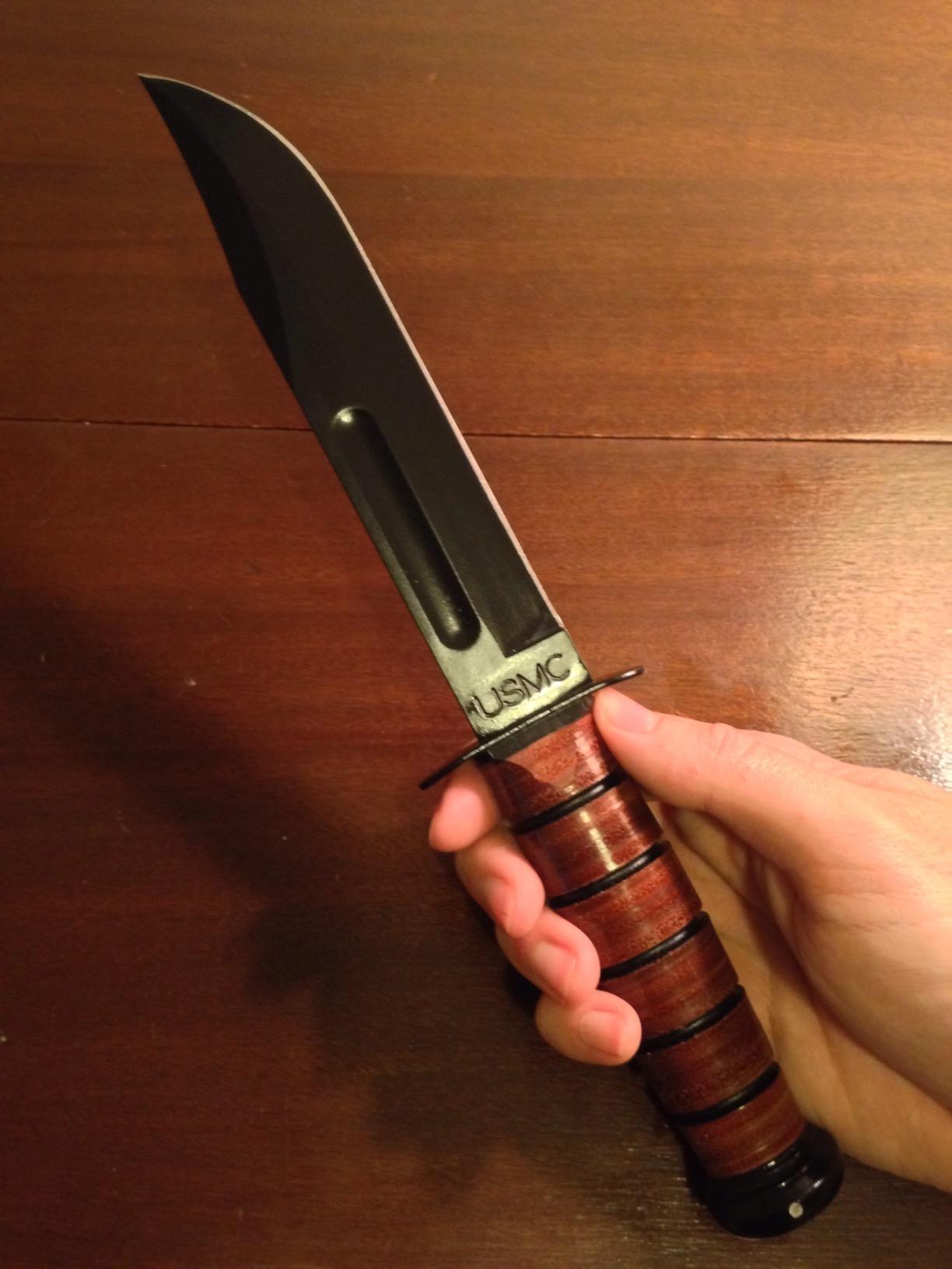 KA-BAR Full Size US Marine Corps Fighting Knife, Straight customer photo 1