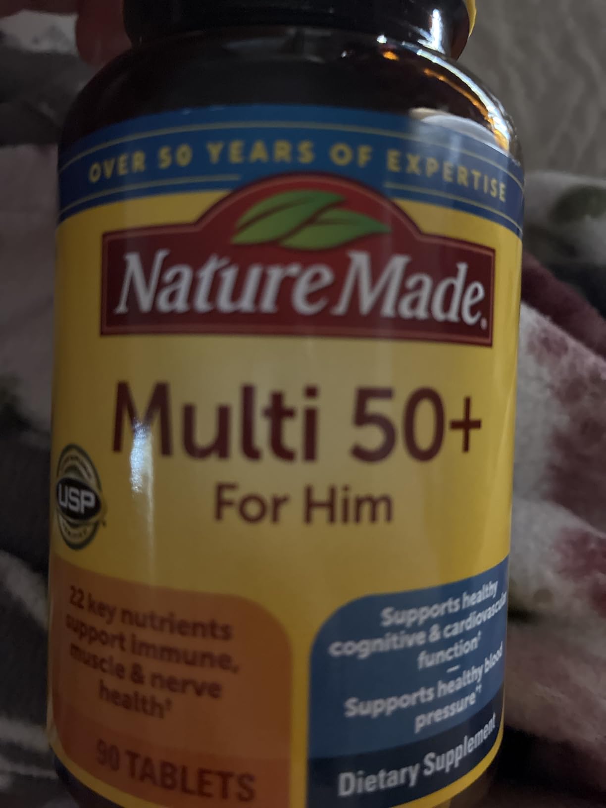 Nature Made Multivitamin for Men Over 50, Mens Multivitamins, 90 Tablets customer photo 2
